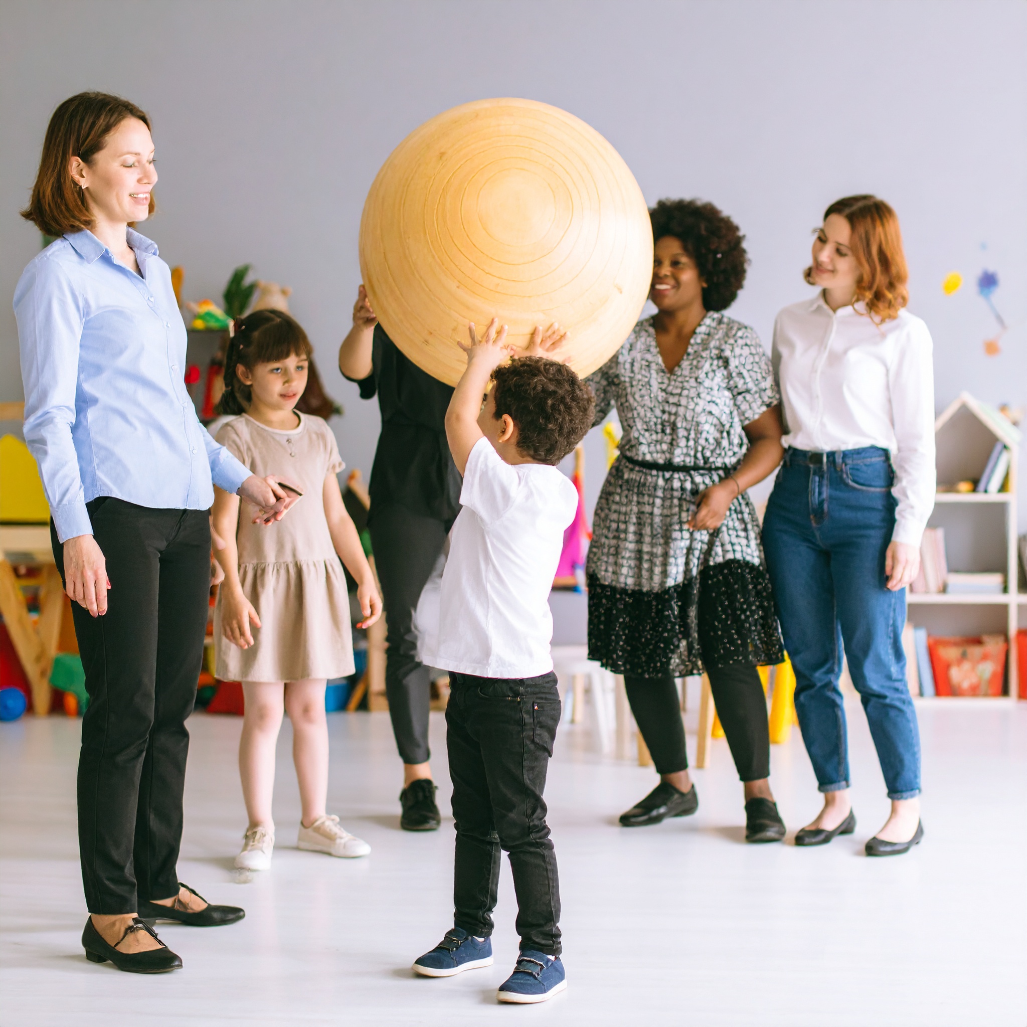 Sensory assessment session with child